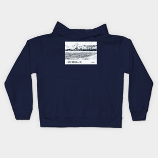 Anchorage - Alaska Kids Hoodie